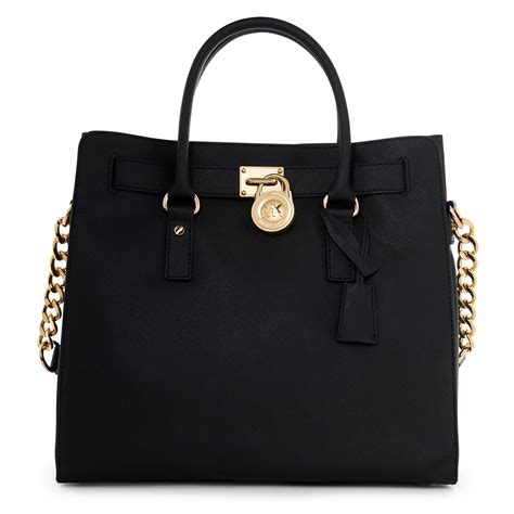 black michael kors purse hamilton saffiano|Michael Kors Hamilton saffiano bag.